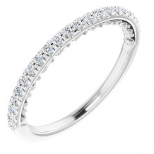 14K White 1/5 CTW Diamond Anniversary Band - 122944600P