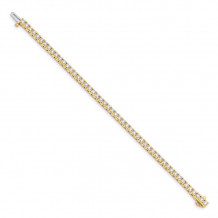 Quality Gold 14k Yellow Gold 2.9mm Diamond Tennis Bracelet - X734