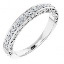 14K White 1/3 CTW Diamond Anniversary Band - 123998600P