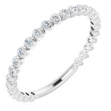 14K White 1/3 CTW Diamond Anniversary Band - 123013600P