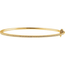 14K Yellow 1/2 CTW Diamond Pavu00e9' 7 Bracelet - 65160760001P