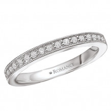 18k White Gold Diamond Wedding Band