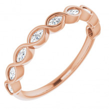 14K Rose 1/4 CTW Diamond Anniversary Band - 1235946000P