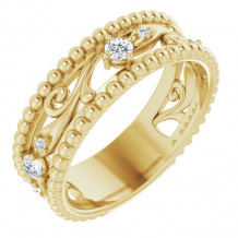 14K Yellow 1/5 CTW Diamond Anniversary Band - 123127601P