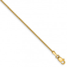 Quality Gold 14k 1.25mm Spiga Chain Anklet - PEN21-9