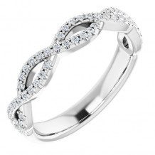 14K White 1/5 CTW Diamond Anniversary Band - 123104600P