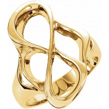 14K Yellow Freeform Ring - 553337238P