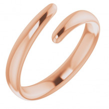 14K Rose Bypass Ring - 51629103P