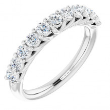 14K White 5/8 CTW Diamond Anniversary Band - 12261460015P