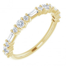 14K Yellow 3/8 CTW Diamond Anniversary Band - 123549601P