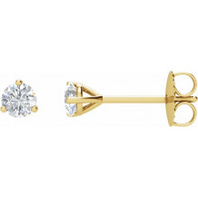 14K Yellow 1/2 CTW Diamond Stud Earrings - 6623360133P