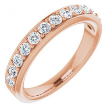 14K Rose 5/8 CTW Diamond Anniversary Band - 1231926002P