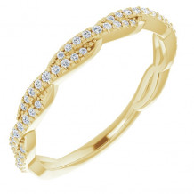 14K Yellow 1/6 CTW Diamond Anniversary Band - 123325601P