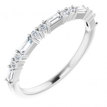 14K White 1/4 CTW Diamond Anniversary Band - 123092615P