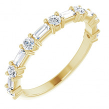 14K Yellow 5/8 CTW Diamond Anniversary Band - 123621609P