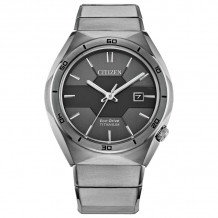 CITIZEN Eco-Drive Sport Luxury Armor Mens Watch Super Titanium - AW1660-51H