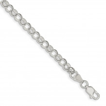 Quality Gold Sterling Silver 6.0mm Belcher Light Bracelet - QFC77-8.5