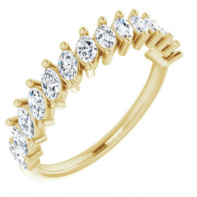 14K Yellow 3/4 CTW Diamond Anniversary Band - 123483601P