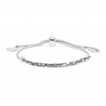 Quality Gold Sterling Silver Reflections Swarovski Crystal Love Heart Adj. Bracelet - QG3498
