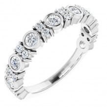 Platinum 3/4 CTW Diamond Anniversary Band - 123799603P