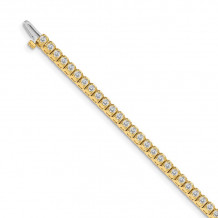 Quality Gold 14k Yellow Gold A Diamond Tennis Bracelet - X2893A