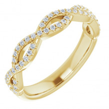 14K Yellow 1/5 CTW Diamond Anniversary Band - 123104601P