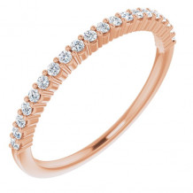 14K Rose 1/6 CTW Diamond Anniversary Band - 12287760013P