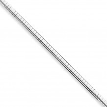 Quality Gold Sterling Silver 4mm Cubetto Bracelet - QU4-8