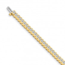 Quality Gold 14k Yellow Gold VS Diamond Tennis Bracelet - X2323VS