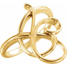 14K Yellow Freeform Ring - 51525102P