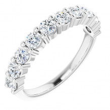 14K White 1 CTW Diamond Anniversary Band - 12287760004P