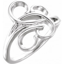 14K White Freeform Ring - 51524101P
