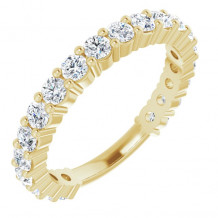 14K Yellow 1 1/5 CTW Diamond Anniversary Band - 1236556009P