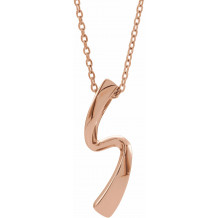 14K Rose Freeform Necklace - 86593108P