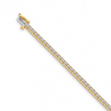 Quality Gold 14k Yellow Gold VS Diamond Tennis Bracelet - X601VS