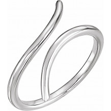 14K White Bypass Ring - 51630101P