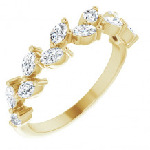 14K Yellow 5/8 CTW Diamond Anniversary Band - 123859601P