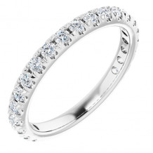 Platinum 5/8 CTW Diamond French-Set Anniversary Band - 123223603P