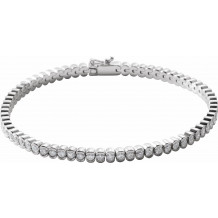 14K White 3 CTW Diamond Line 7 Bracelet - 653537604P