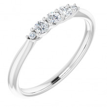 14K White 1/5 CTW Diamond Anniversary Band - 124004604P