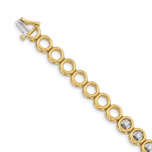 Quality Gold 14k Yellow Gold Add-a-Diamond Tennis Bracelet - X856