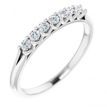 14K White 1/5 CTW Diamond Anniversary Band - 1239746012P