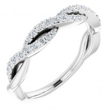 14K White 1/4 CTW Diamond Anniversary Band - 652012100P