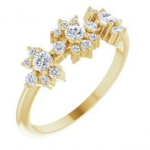 14K Yellow 3/8 CTW Diamond Anniversary Band - 124042605P