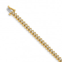 Quality Gold 14k Yellow Gold VS Diamond Tennis Bracelet - X2002VS