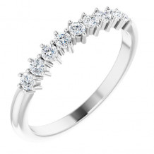 Platinum 1/4 CTW Diamond Nine-Stone Anniversary Band - 124094603P