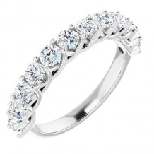 14K White 1 1/8 CTW Diamond Anniversary Band - 1239296001P