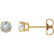 14K Yellow 3/4 CTW Diamond Earrings - 187460062P