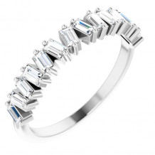 14K White 1/2 CTW Diamond Anniversary Band - 123573600P