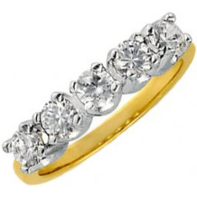 14K Yellow 1 CTW Diamond Anniversary Band - 60188207419P